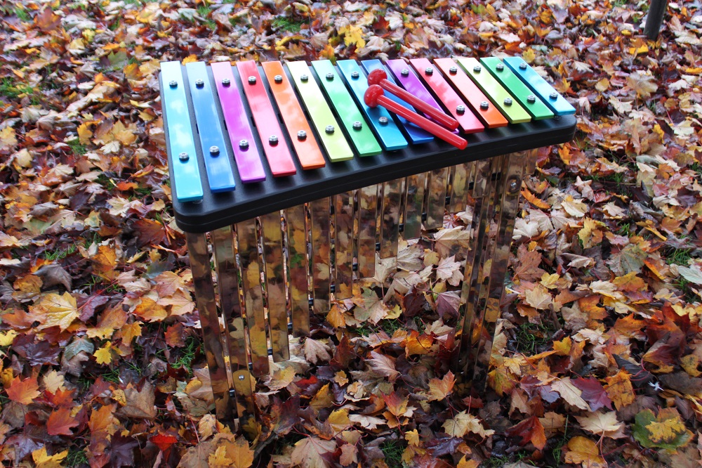 Outdoor xylofoon Capella - klank-, kleurrijk en duurzaam